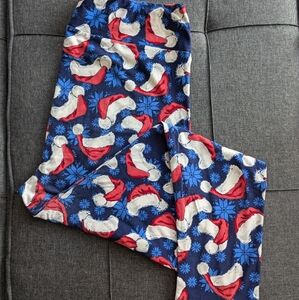 Lularoe Tc2 Christmas leggings